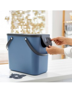 ROTHO Albula Blue - atliekų rūšiavimo konteineris - 25l 2