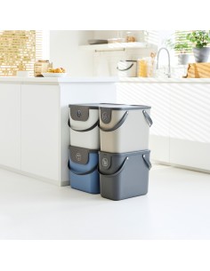 ROTHO Albula Cappuccino - atliekų rūšiavimo konteineris -... 2