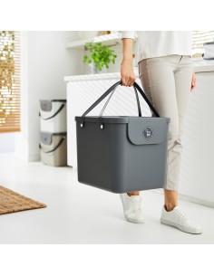 ROTHO Albula Anthracite - atliekų rūšiavimo konteineris -... 2