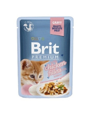 BRIT Premium with Chicken Fillets - wet cat food - 85g