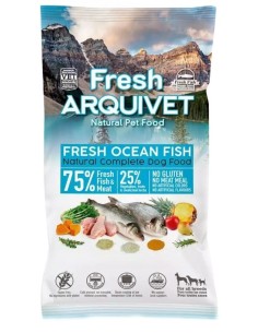 ARQUIVET Fresh Fish sausas maistas šunims (Žuvis 100g)
