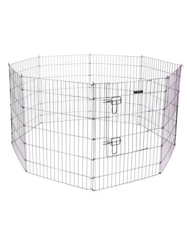 KERBL Run, didelis maniežas, 8 elementai, modulinis šunims, katėms, triušiams ir graužikams - 57x78 cm