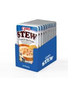 INABA Ciao Stew skanėstas katėms (Vištiena, Tunas 40g)