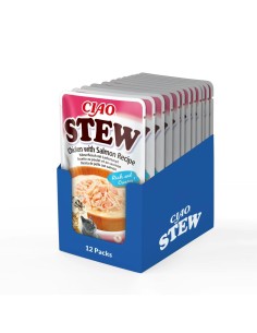 INABA Ciao Stew skanėstas katėms (Vištiena, Lašiša 40g)