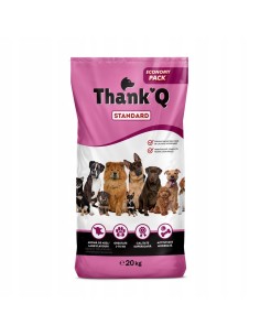 THANK'Q Standard Lamb - sausas maistas šunims - 20kg