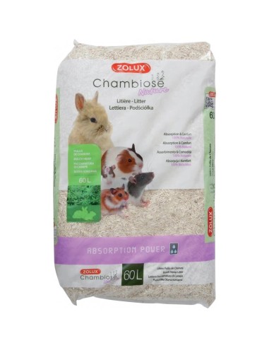 ZOLUX Chambiose Nature kraikas graužikams, 60l (7kg)
